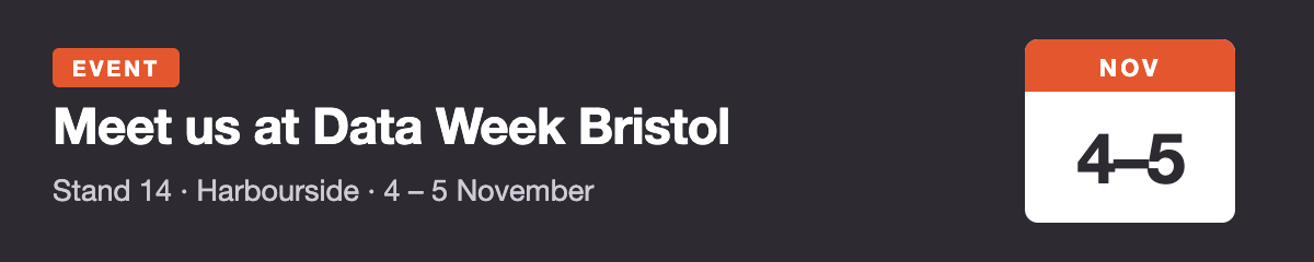Meet the Lumen team at Data Week Bristol, 4–5 November